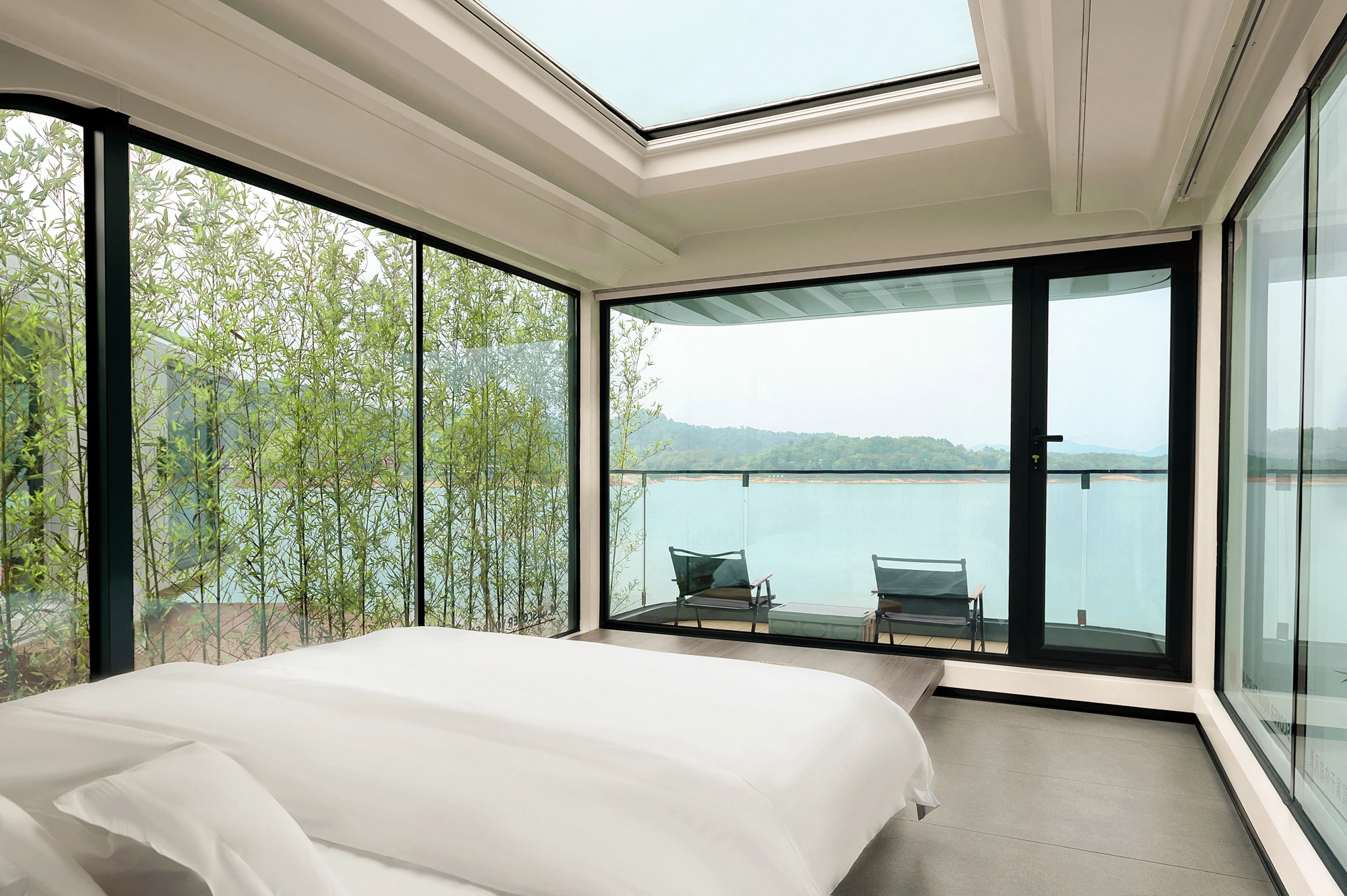 E9 Interior · Bedroom with a view